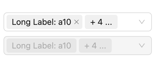 max-count concept on a Combobox component in Ant Design.