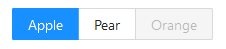 style concept on a Radio Button component in Ant Design.