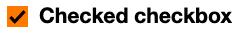 checked concept on a Checkbox component in Boosted.