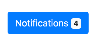 basic concept on a Badge component in Bootstrap.