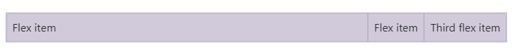 growing concept on a Flex component in Bootstrap.
