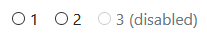radio-button-group-orientation concept on a Radio Button component in Bootstrap.
