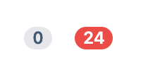 count concept on a Badge component in Evergreen.