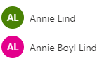 label concept on a Avatar component in UI Fabric.