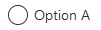 style concept on a Radio Button component in UI Fabric.