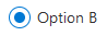 state concept on a Radio Button component in UI Fabric.