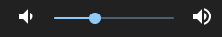basic concept on a Slider component in Material Components Web.